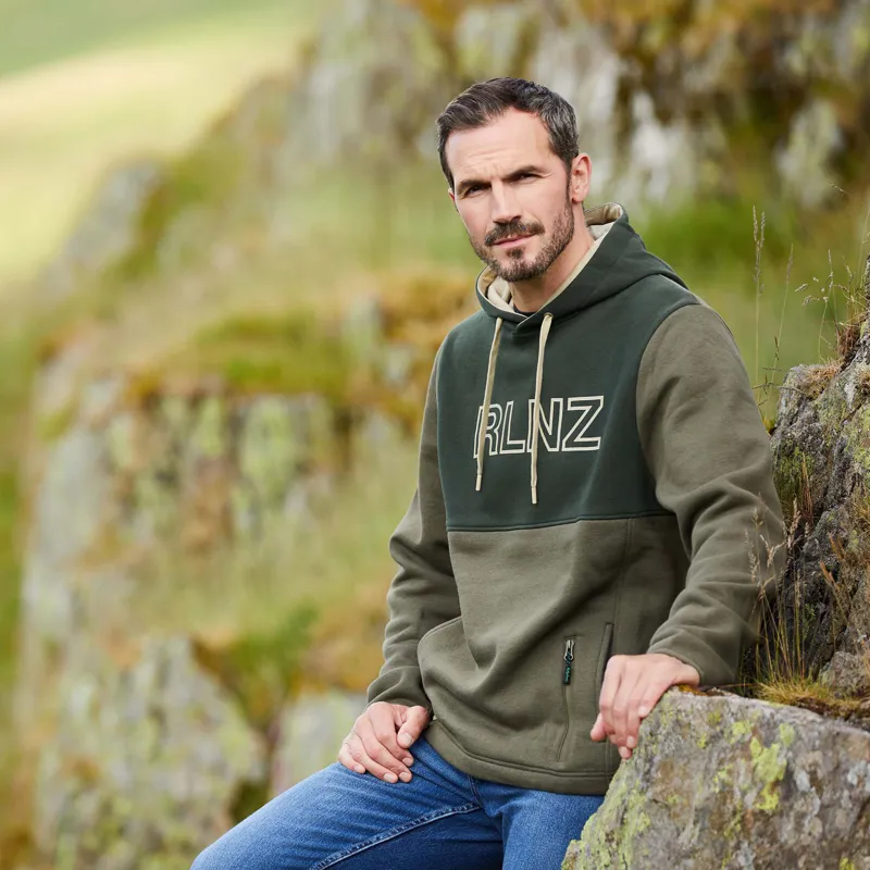 Ridgeline Mens South Island Hoodie - Olive Mix-2
