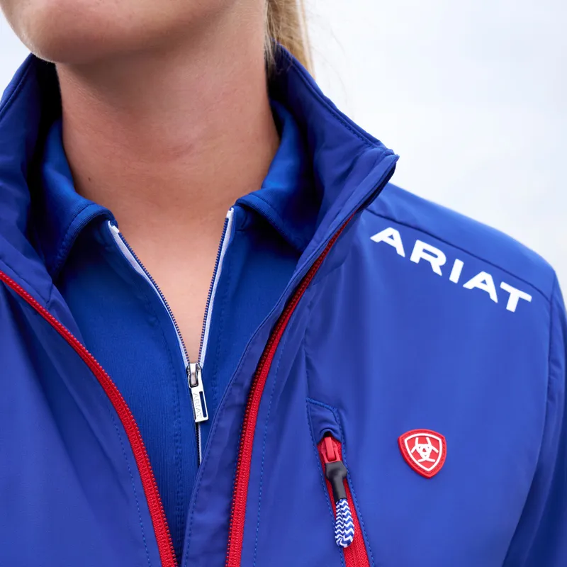 Ariat Ladies Rion Team StretchShell Insulated Jacket - Sodalite Blue-5