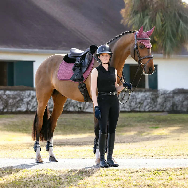 LeMieux Essence Eurojump Square - Rosewood-1