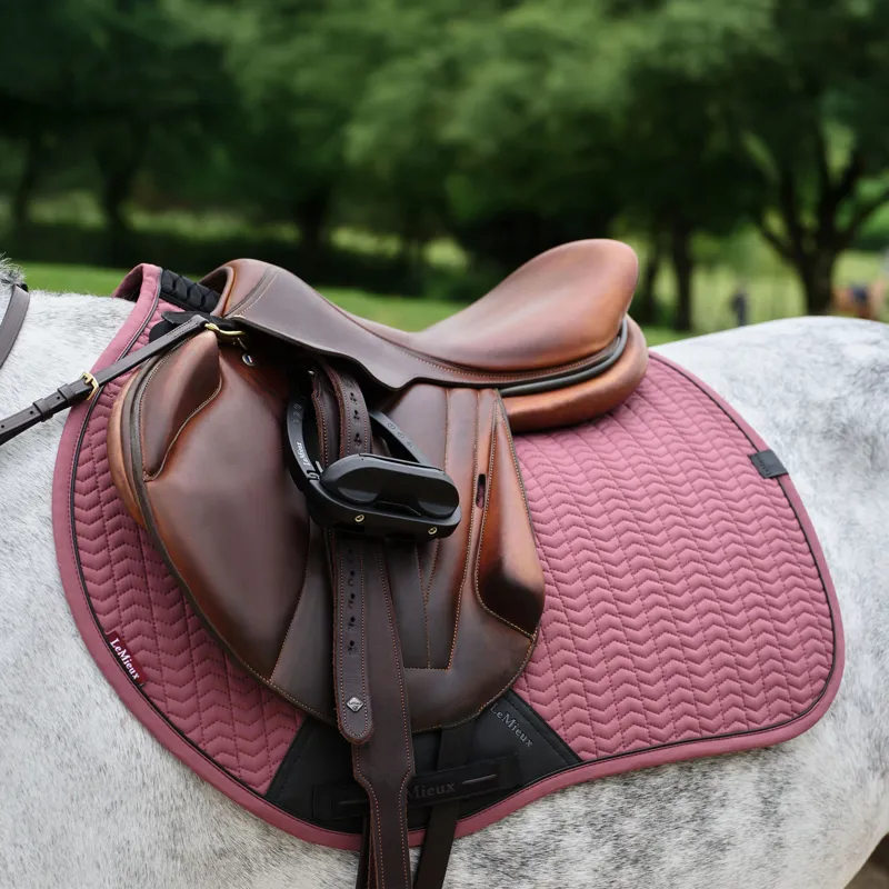 LeMieux Essence Eurojump Square - Rosewood-3