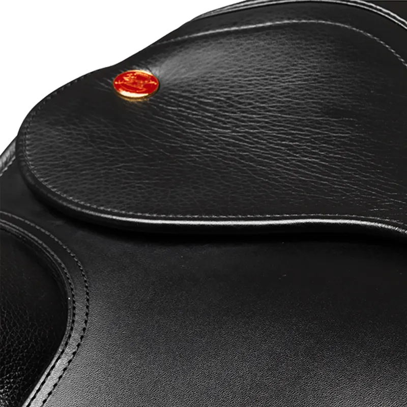 Kent And Masters S-Series Surface Block Low Profile Dressage Saddle - Black-3