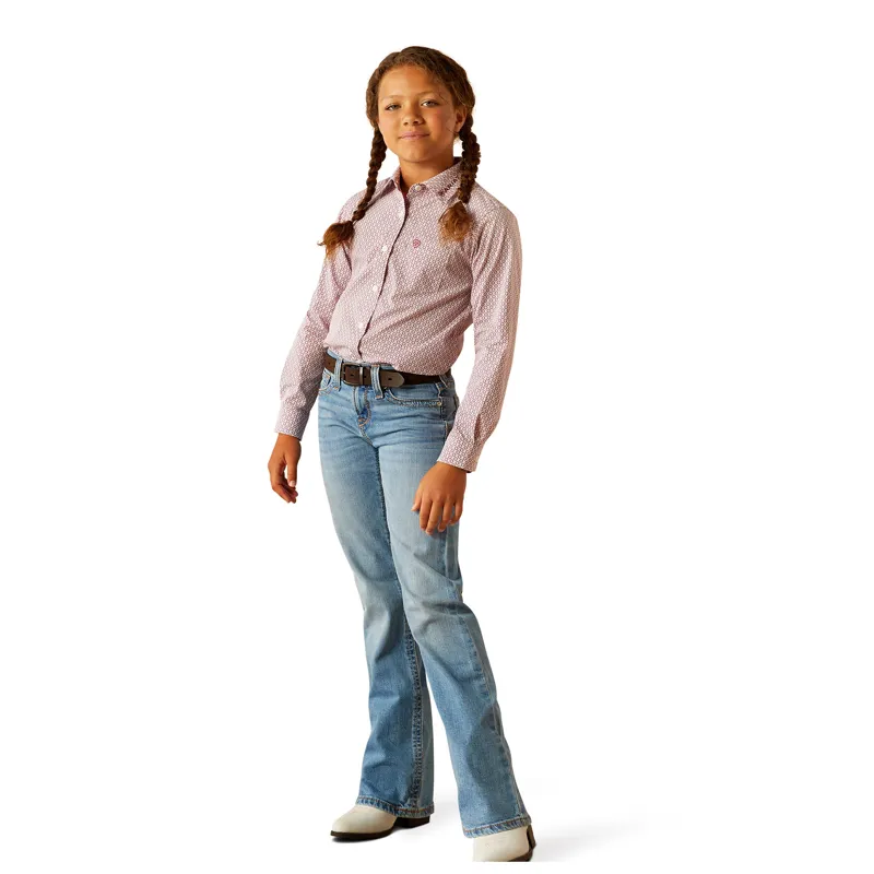 Ariat Youth Team Kirby Shirt - Finleigh Geo Print-4
