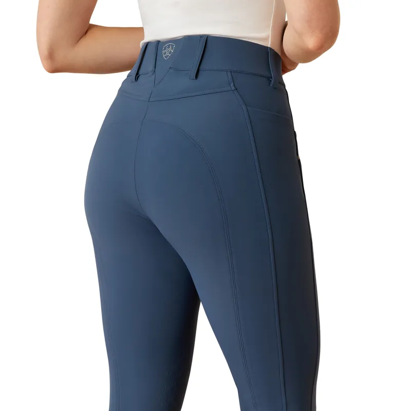 Ariat Ladies Tri Factor Grace Knee Patch Breech - Dark Denim-2