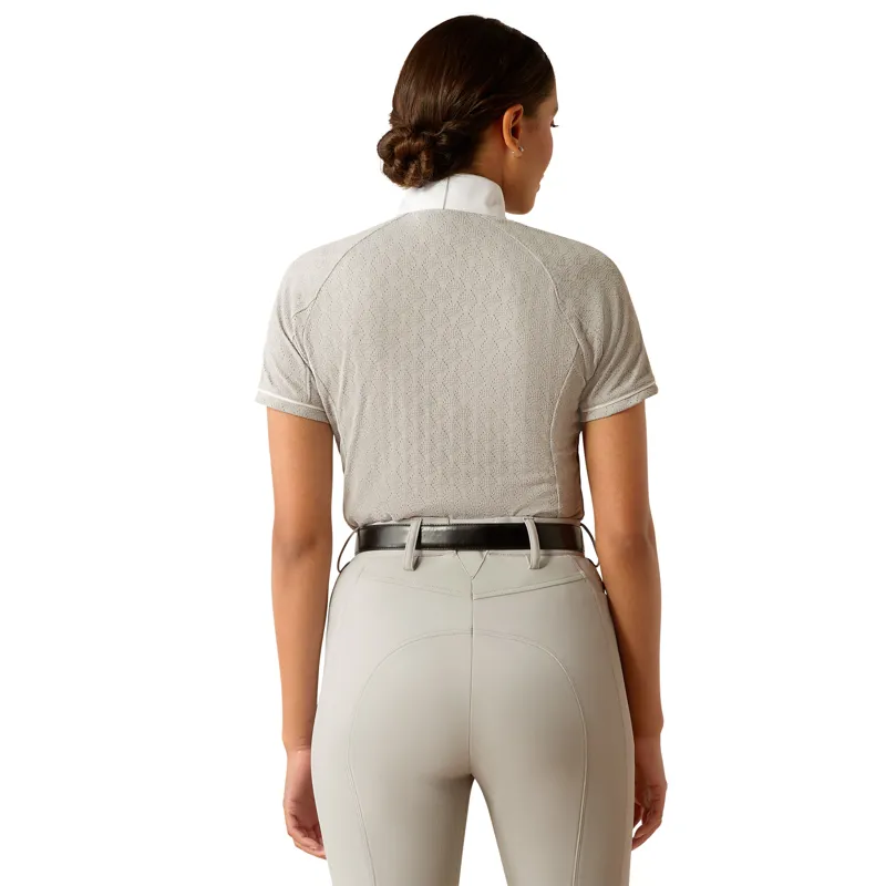 Ariat Ladies Showstopper X Show Shirt - Silver Sconce-1