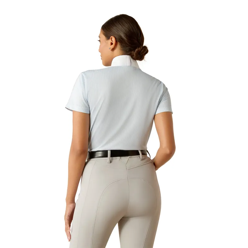 Ariat Ladies Aptos Show Shirt - Blue Stripe-1