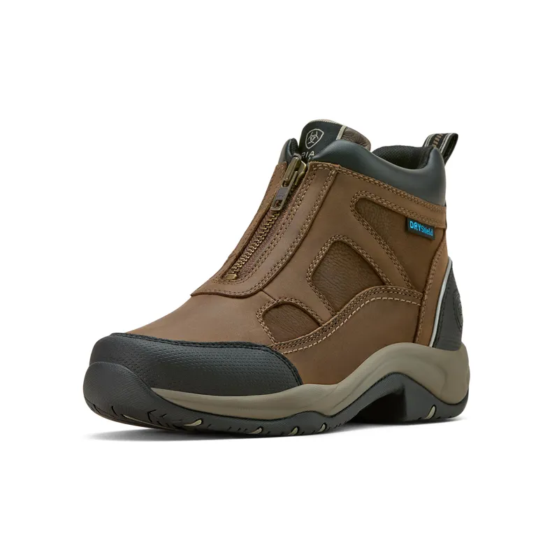 Ariat Ladies Terrain Zip Waterproof Boot - Palm Brown-2