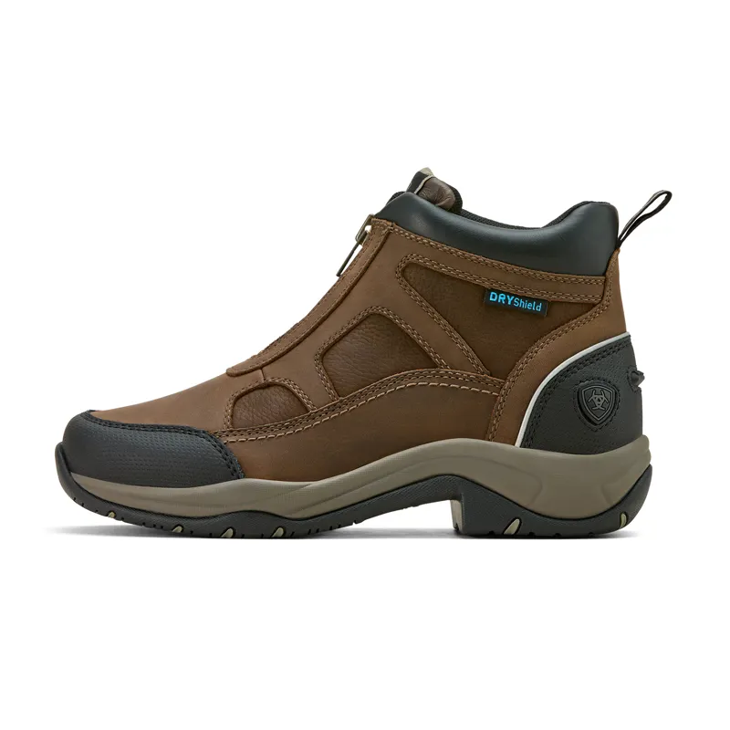 Ariat Ladies Terrain Zip Waterproof Boot - Palm Brown-3