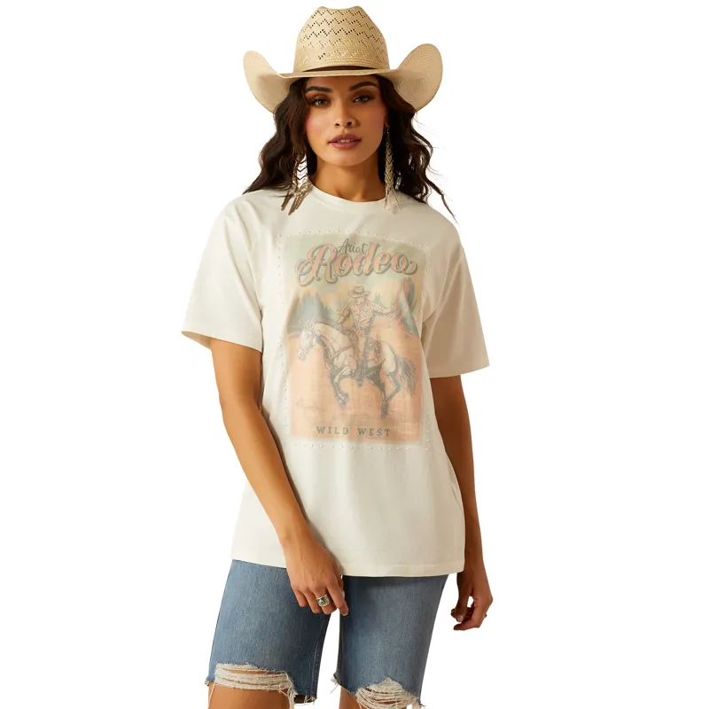 Ariat Ladies Rodeo Tee - Cloud Dancer