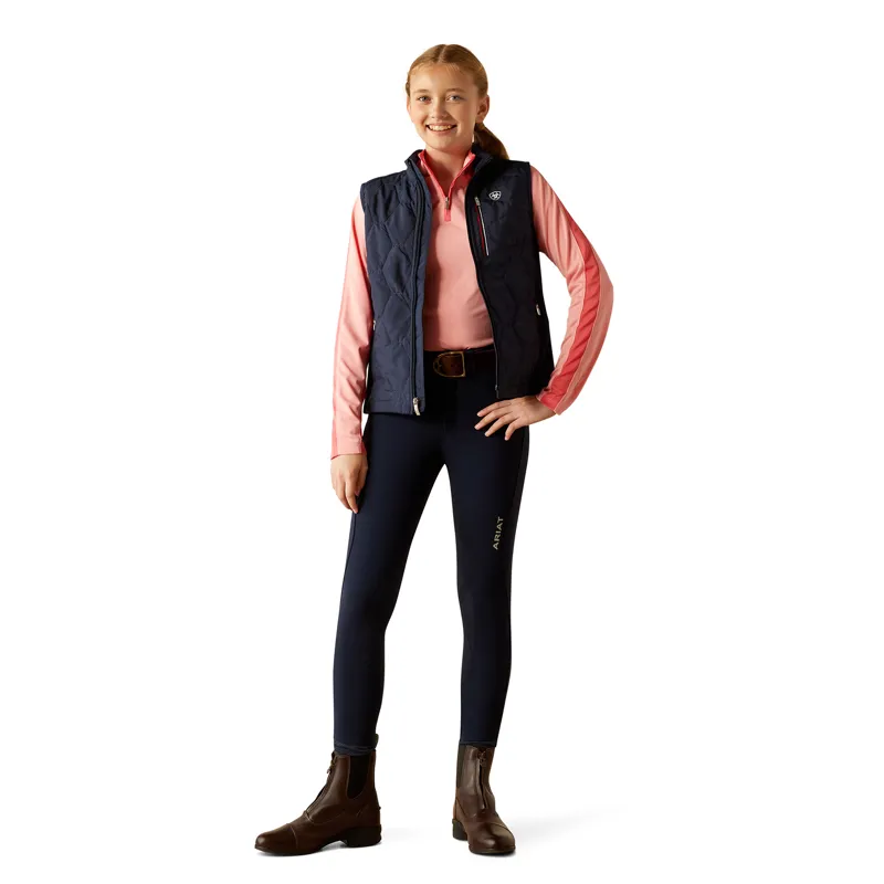 Ariat Youth Fusion Insulated Vest - Navy Team-3
