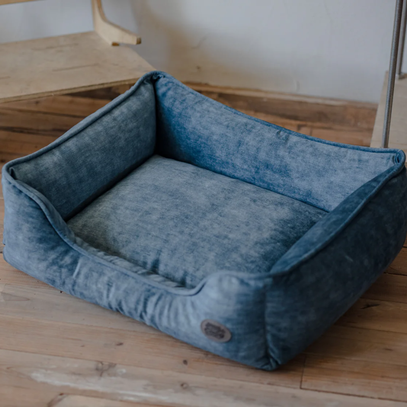 Snug and Cosy Eco Rectangle Bed - Blue-2
