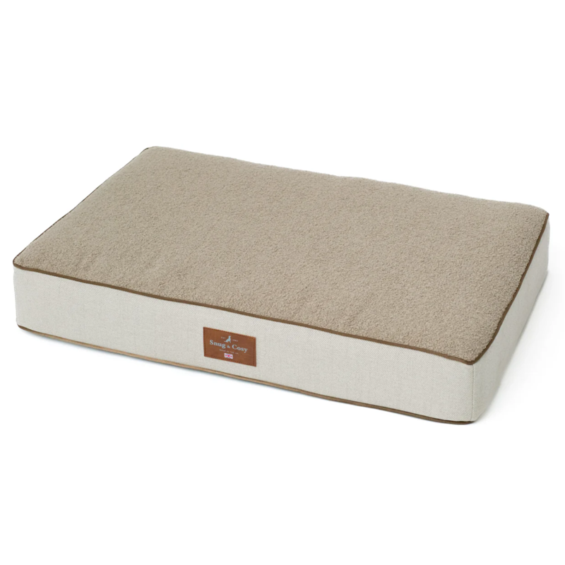 Snug and Cosy Block Memory Foam Mattress - Natural