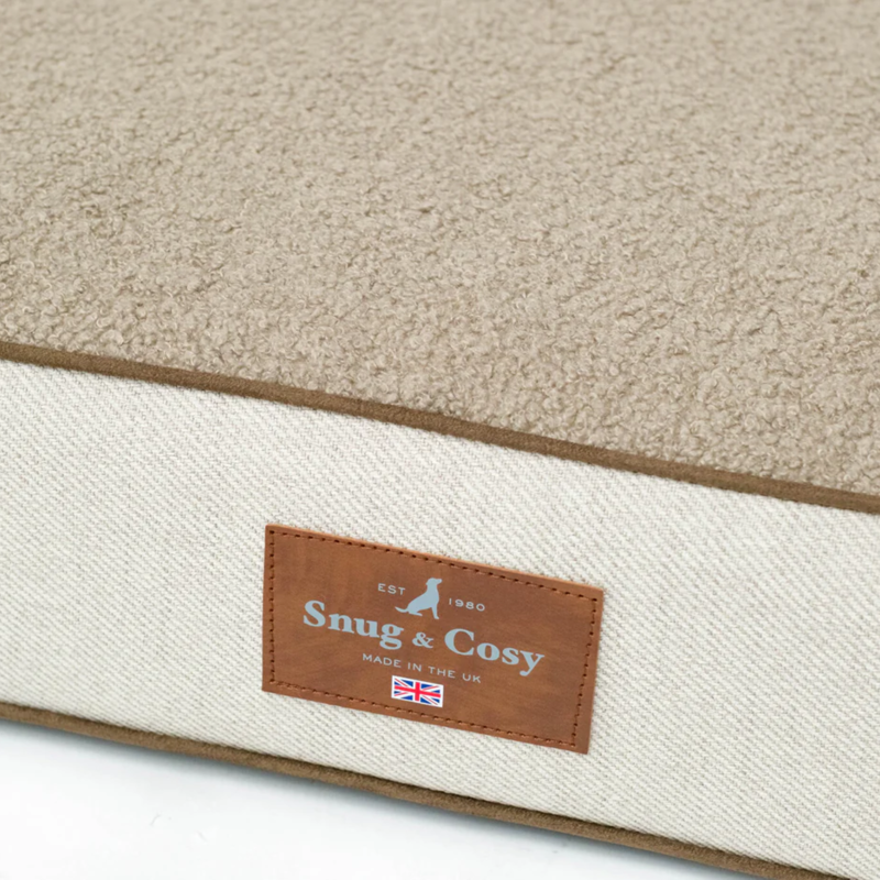 Snug and Cosy Block Memory Foam Mattress - Natural-1