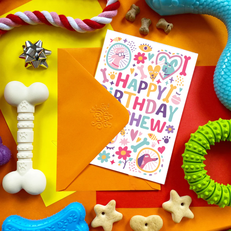 Scoff Paper Happy Birthday To Chew Edible Card-1