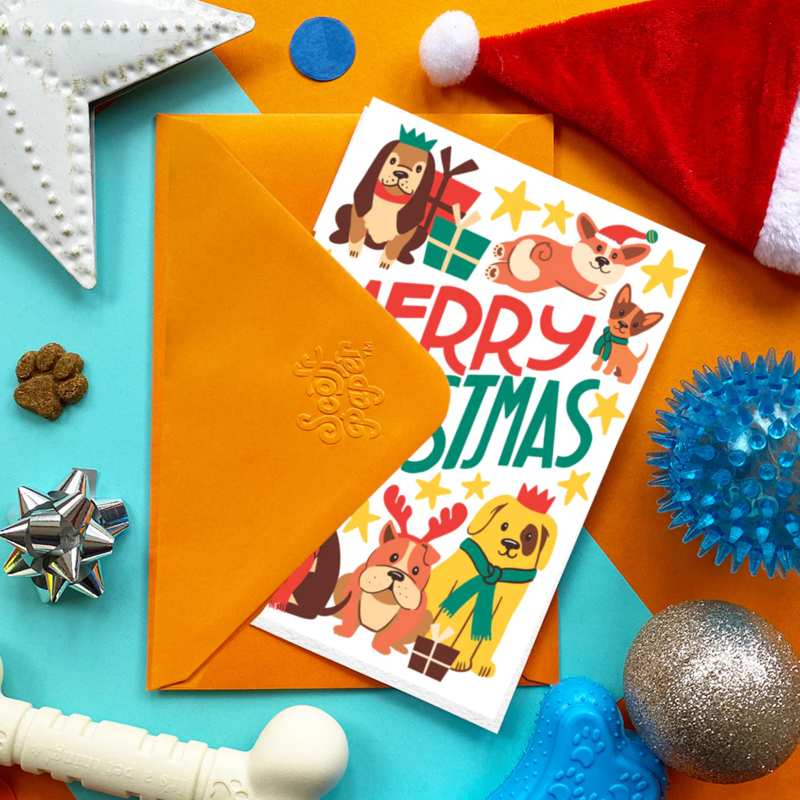 Scoff Paper Merry Christmas Chicken Flavoured Edible Card-1