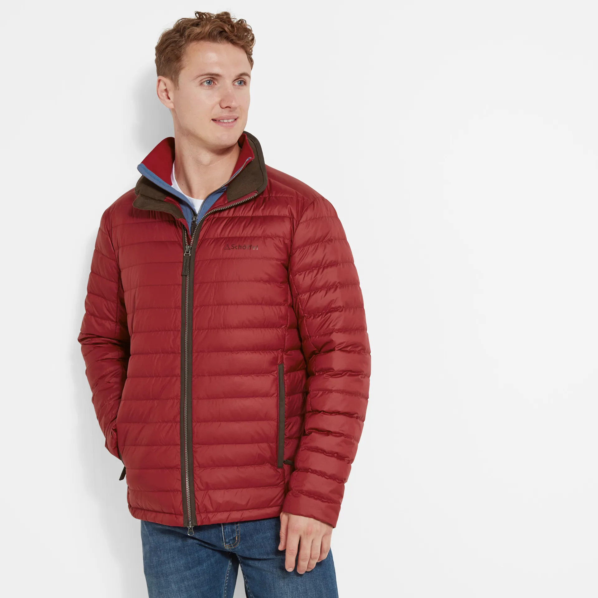 Schoffel Mens Hallaton Down Jacket Chilli