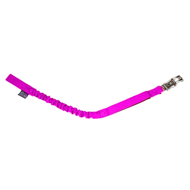 Shires Bungee Breakaway Trailer Tie - Pink