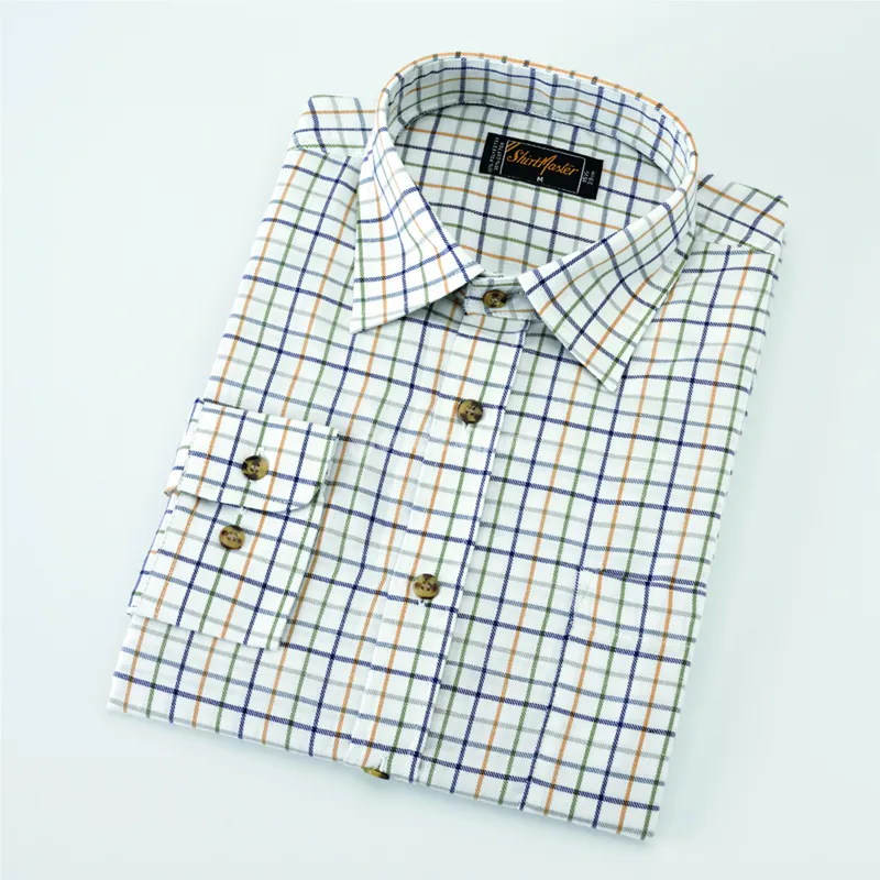 ShirtMaster Mens Tattershall Shirt - Gold