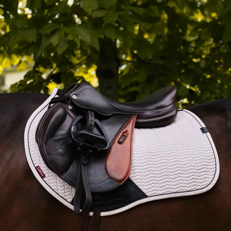 LeMieux Essence Eurojump Square - Stone-1