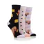 Wildfeet Ladies Crew Socks 3 Pack - Snacking Pony