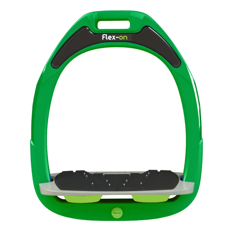 TRIAL ME - Flex-On Green Composite Inclined Ultra-Grip Stirrups