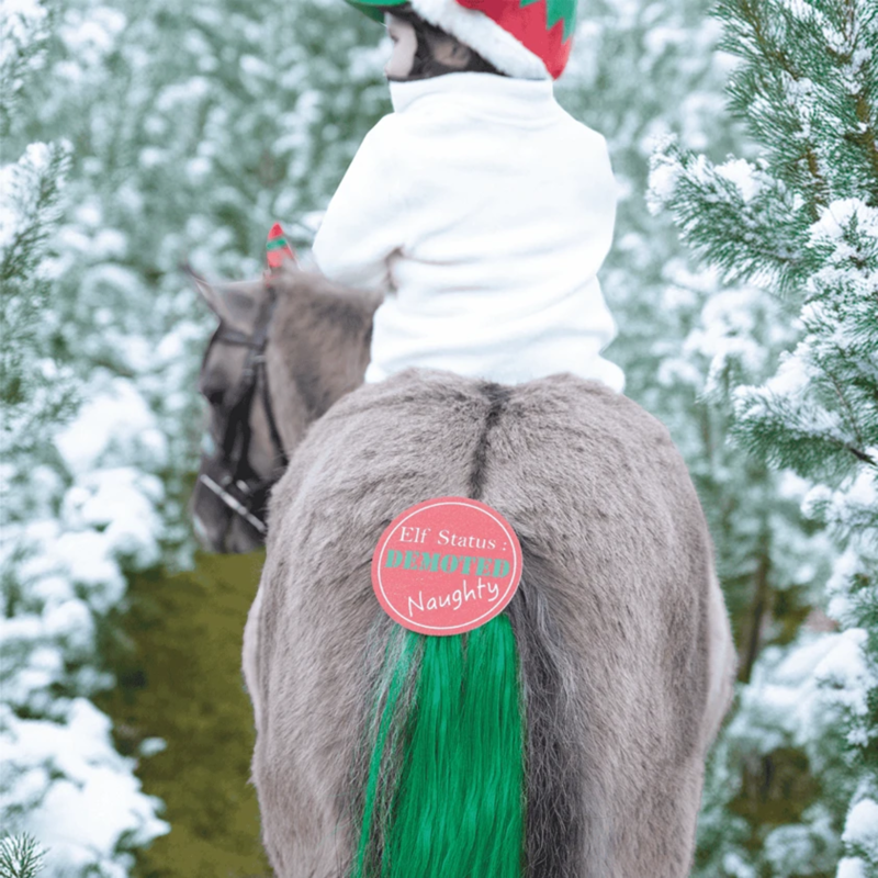 Equetech Cheeky Elf Festive Christmas Tail Tassel-1