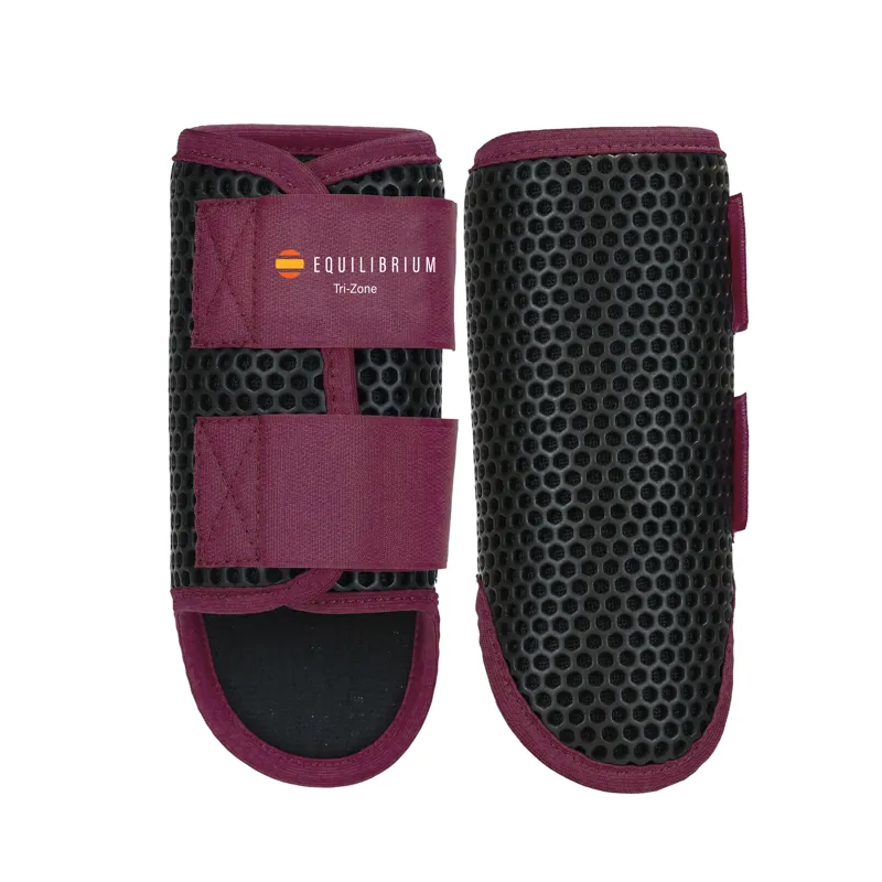 Equilibrium Tri-Zone Brushing Boots - Plum