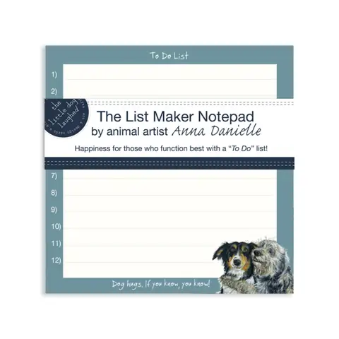 Little Dog Laughed Tabby Cat List Maker Notepad Little Dog Laughed Tabby Cat List Maker Notepad