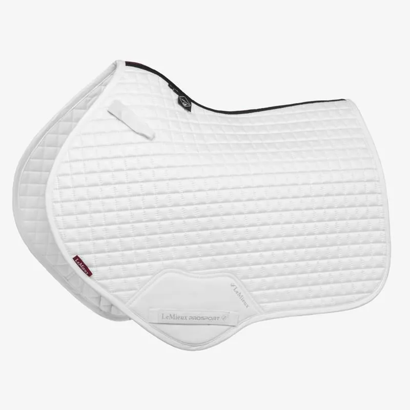 LeMieux Close Contact Suede Square - White