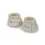 Shires Arma Fleece Topped Over Reach Boots - White