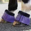 Shires Arma Fleece Topped Over Reach Boots - Purple
