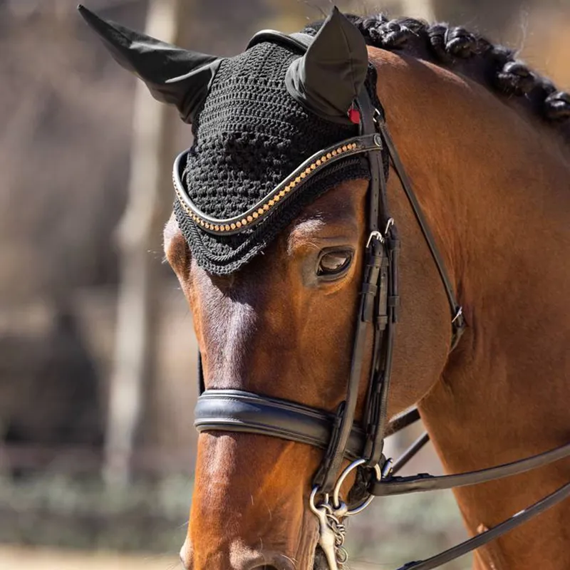 LeMieux Vogue Fly Hood - Black-1