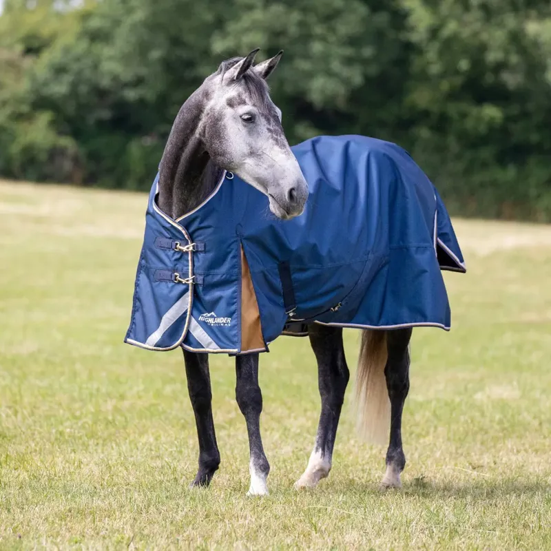 Highlander Plus Lite Turnout Rug - Blue