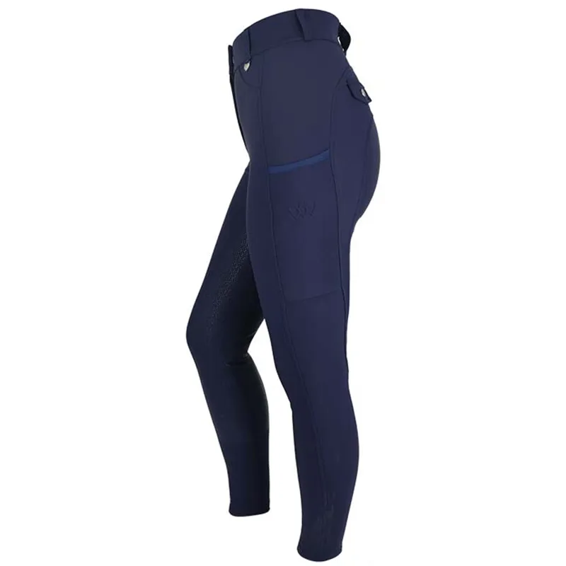 Woof Wear Hybrid Full Seat Riding Tights - Navy