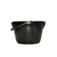Red Gorilla Plas Shallow Bucket - Black