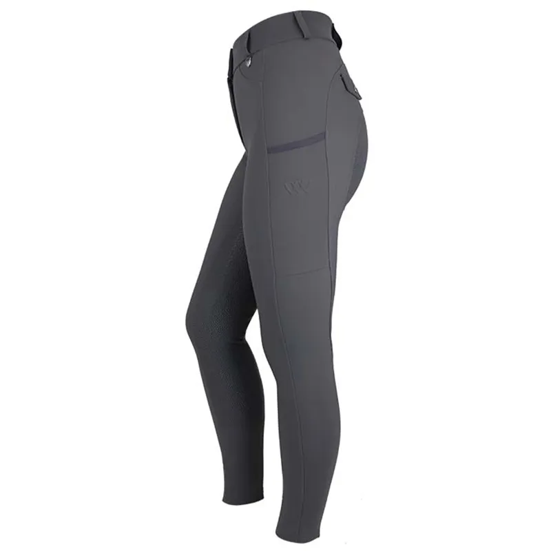 Woof Wear Hybrid Full Seat Riding Tights - Slate