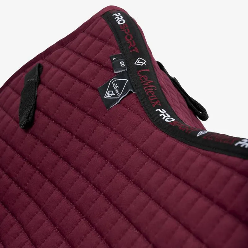 LeMieux Close Contact Cotton Square - Burgundy-1