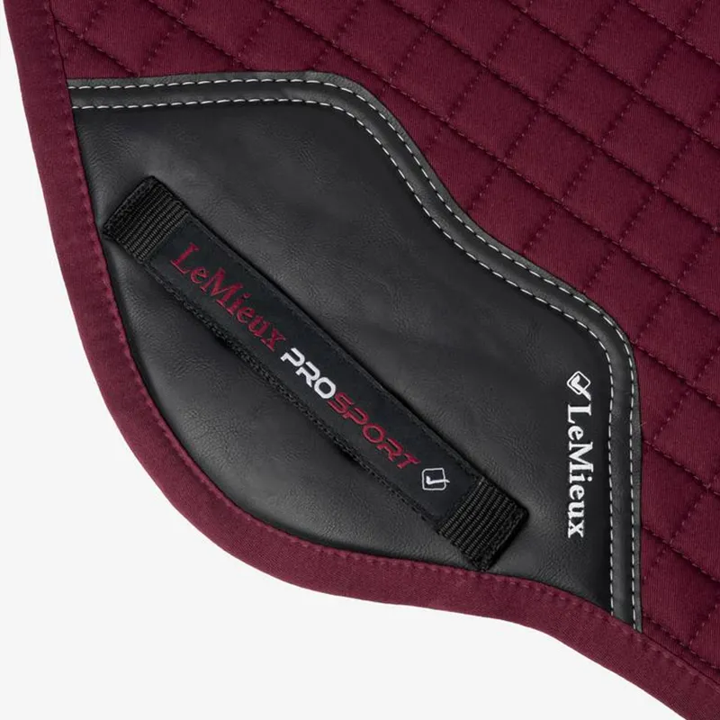 LeMieux Close Contact Cotton Square - Burgundy-2