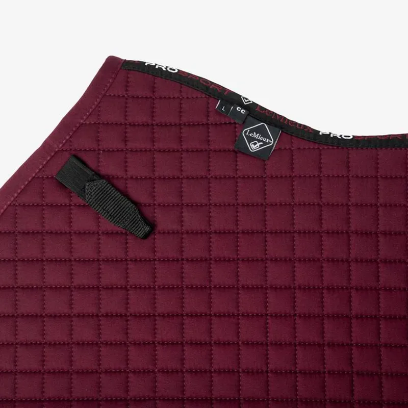 LeMieux Close Contact Cotton Square - Burgundy-3