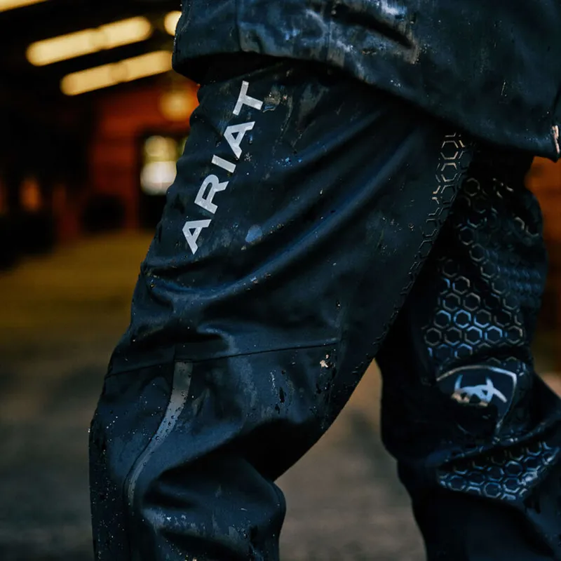 Ariat Ladies Venture H2O Shell Full Seat Pant - Black-3