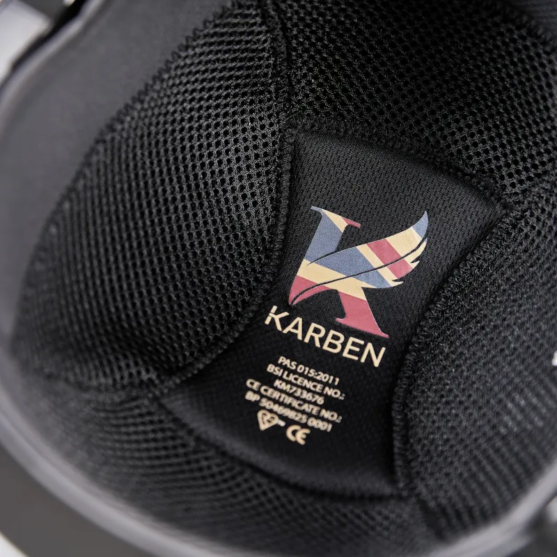 Karben Valentina Riding Hat - Black/Coal-5