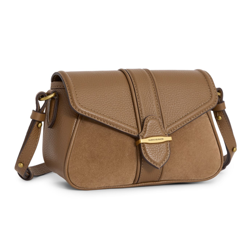 Fairfax and Favor Aviemore Cross Body - Tan Suede