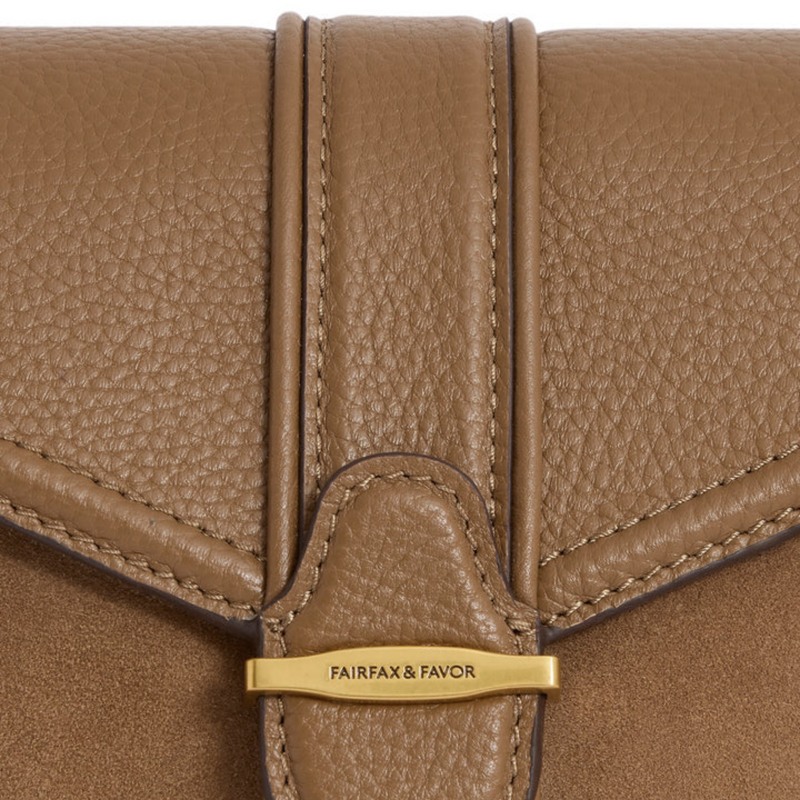 Fairfax and Favor Aviemore Cross Body - Tan Suede-4