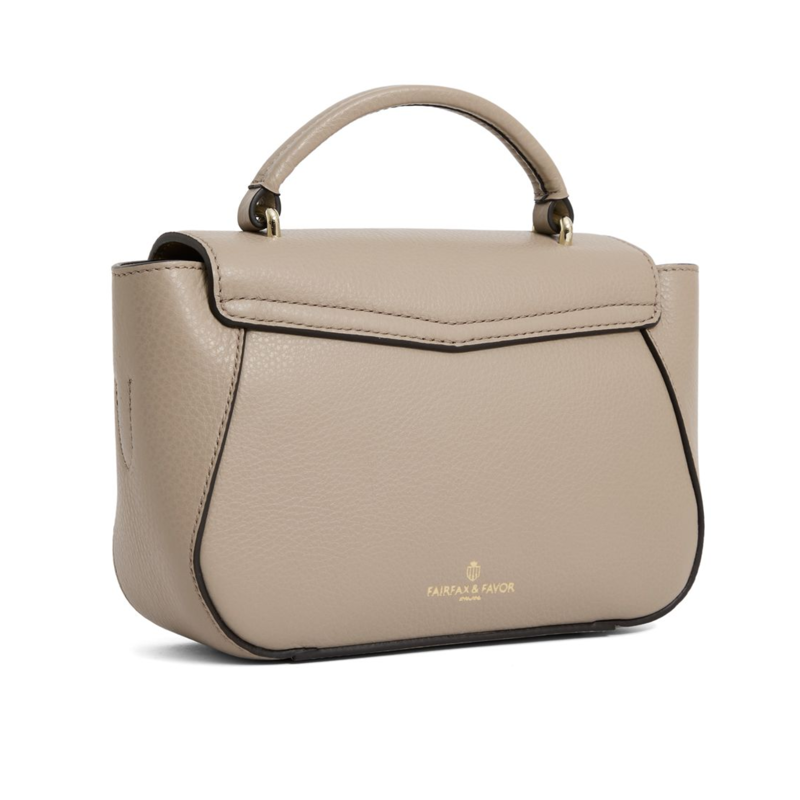 Fairfax and Favor Mini Blenheim Handbag - Stone Leather-2