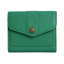 Fairfax and Favor Langford Button Purse - Clover Green Leather