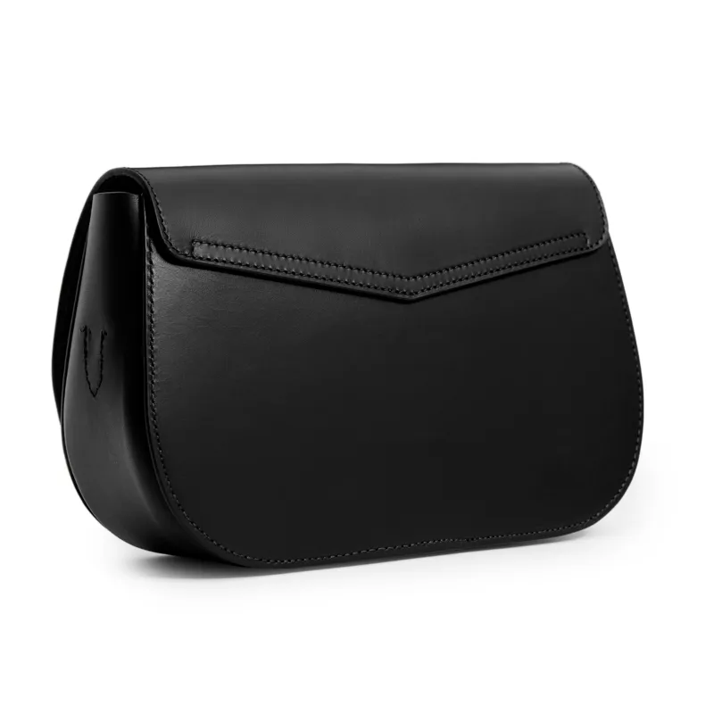 Fairfax and Favor Rye Cross Body Bag - Black Leather-2