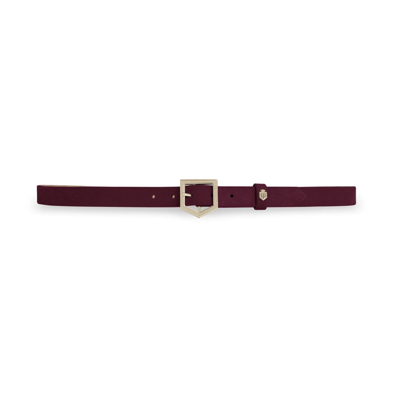 Fairfax and Favor Sennowe Belt - Elderberry Suede-2