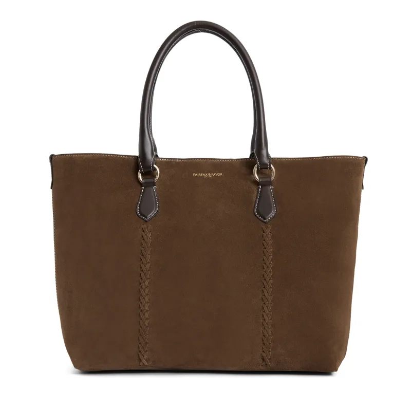 Fairfax and Favor Seville Tote - Dark Taupe