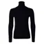 Holland Cooper Buttoned Knit Roll Neck - Black