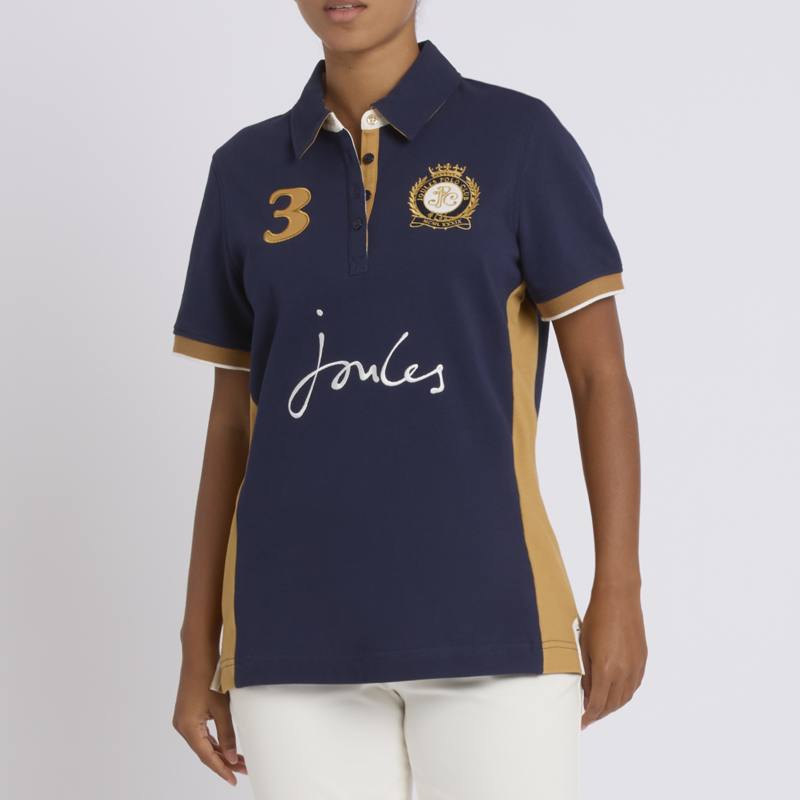 Joules Ladies Beaufort Polo - Navy-1