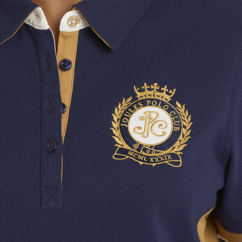 Joules Ladies Beaufort Polo - Navy-4